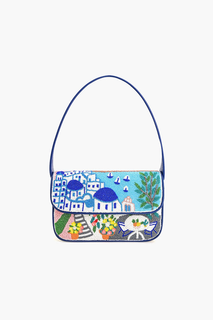 America & Beyond Santorini Beaded Shoulder Bag