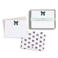 E.Frances Plaid Bow Notecard Set