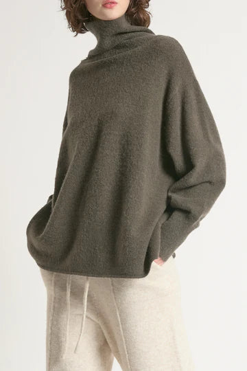 Look by M Slouch Turtleneck Sweater