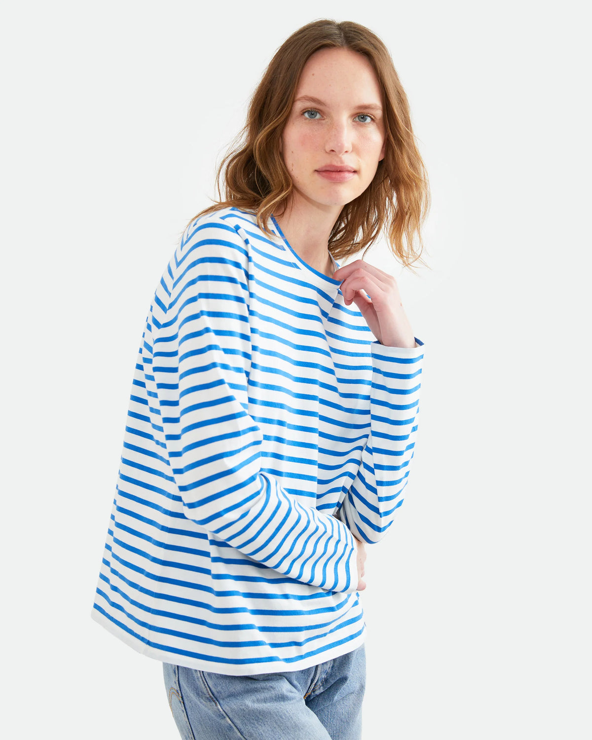 Kule The Modern Long Sleeve Stripe T-Shirt