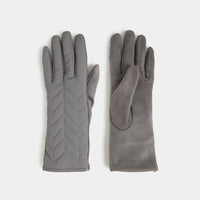 Coco & Carmen Matte Chevron Puffer Gloves
