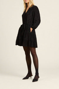 Trovata Birds of Paradis Celeste Polka Dot Dress