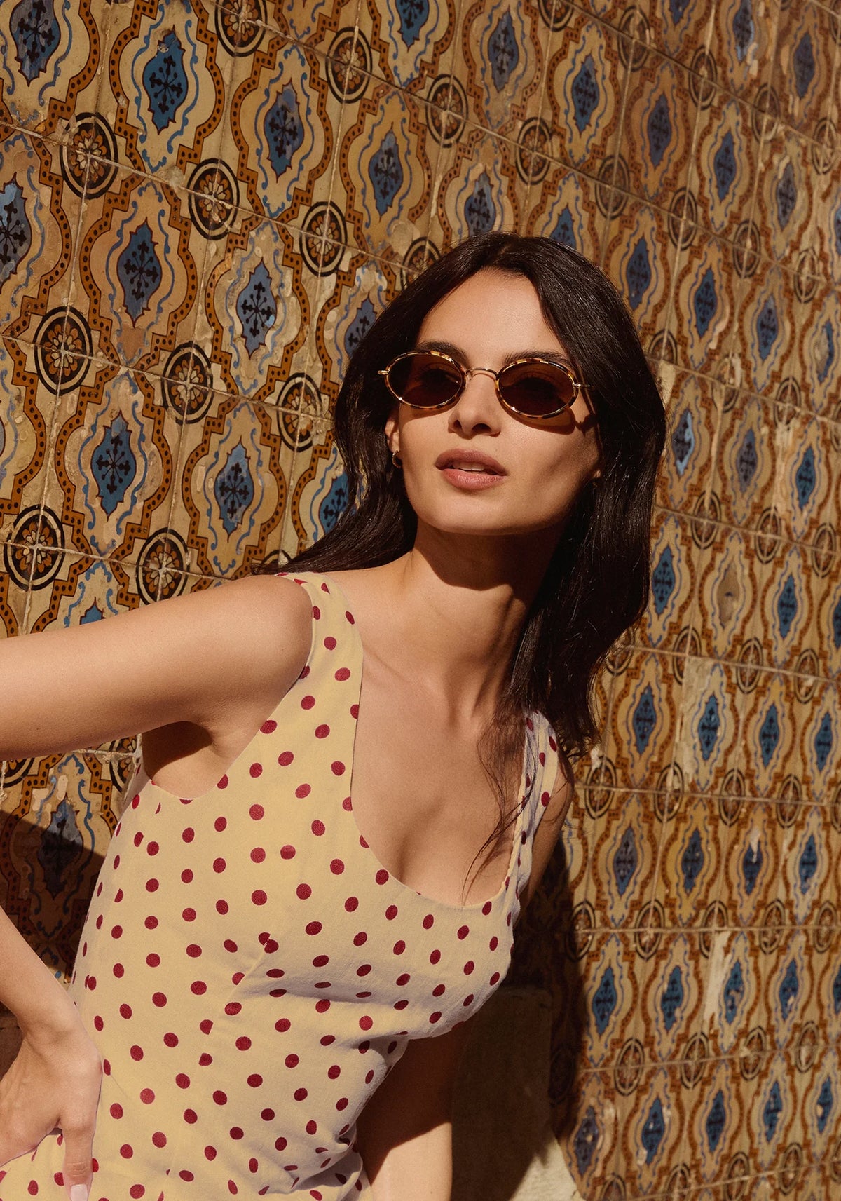 Krewe Kate 12K+ Nikko Tortoise Sunglasses
