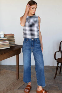 Emerson Fry Gingham Studio Top