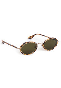 Krewe Kate 12K+ Nikko Tortoise Sunglasses