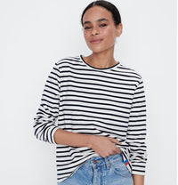 Kule The Modern Long Sleeve Stripe T-Shirt