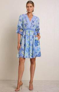 Hale Bob Tara Chiffon Floral Dress