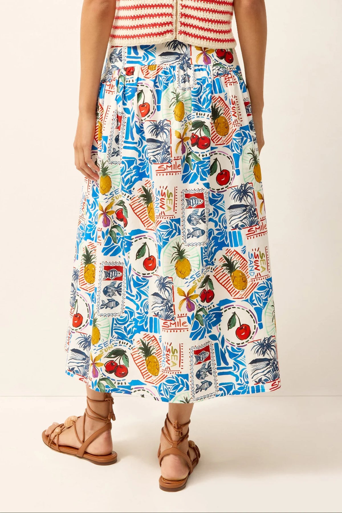 Marie Oliver Vicki Postcard Skirt