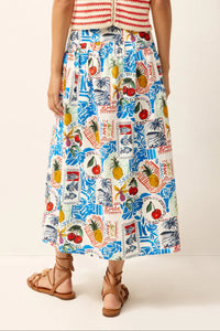 Marie Oliver Vicki Postcard Skirt