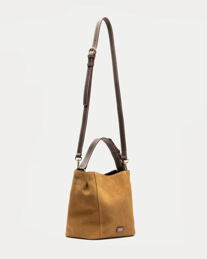 Frances Valentine Small June Hobo Suede Bag