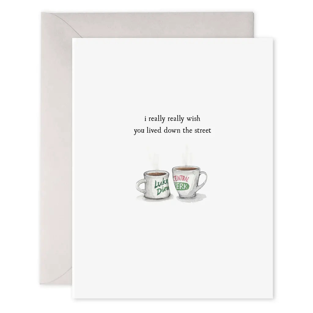 E.Frances Coffee Cups,Love, & Friendship Card