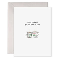 E.Frances Coffee Cups,Love, & Friendship Card