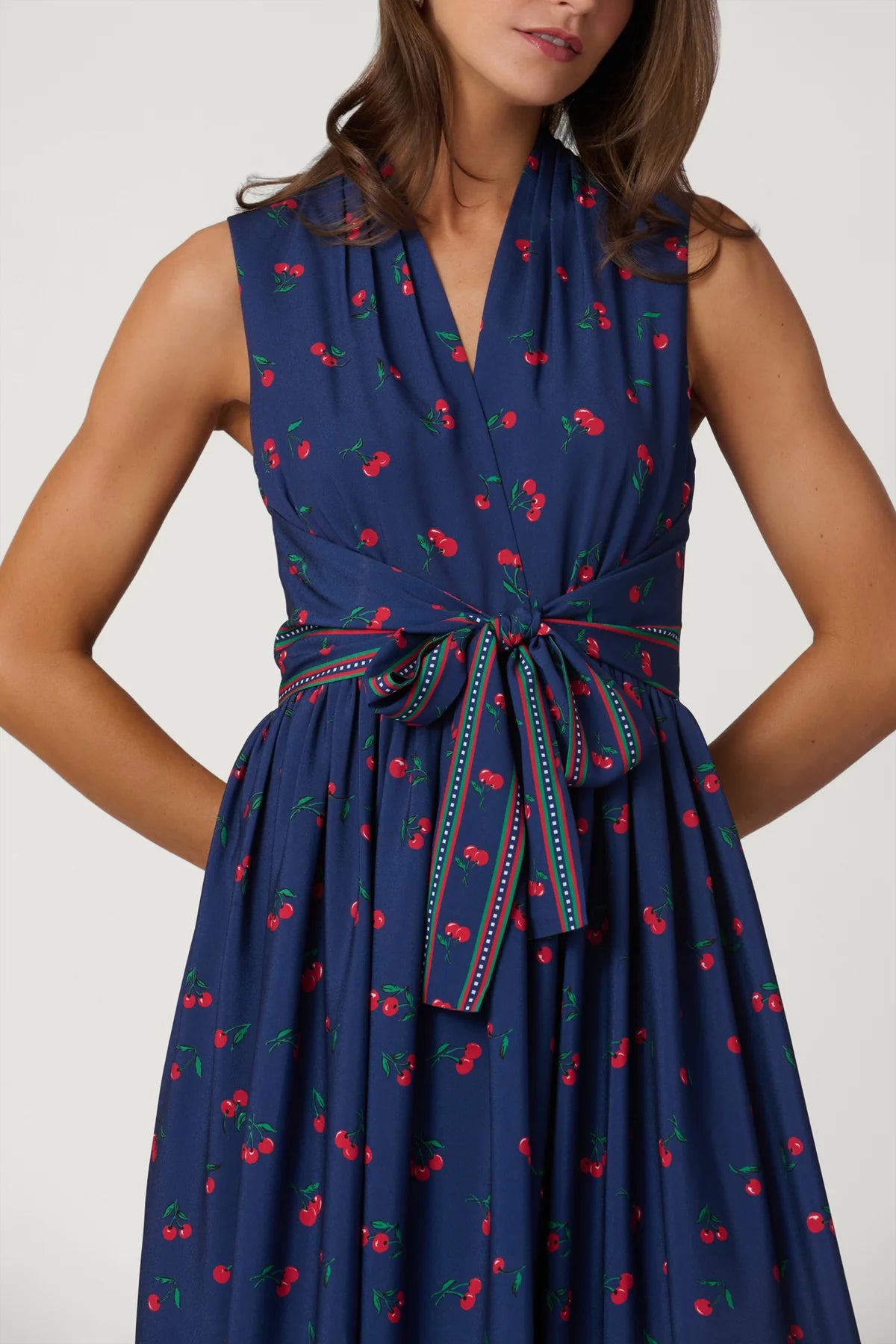 Shoshanna Thorton Cherry Print Dress Final Clearance