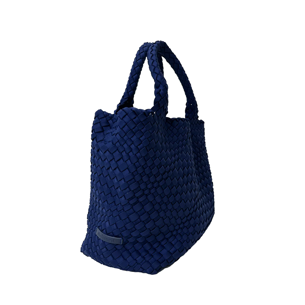 Ahdorned Lily Woven Neoprene Tote with Pouch