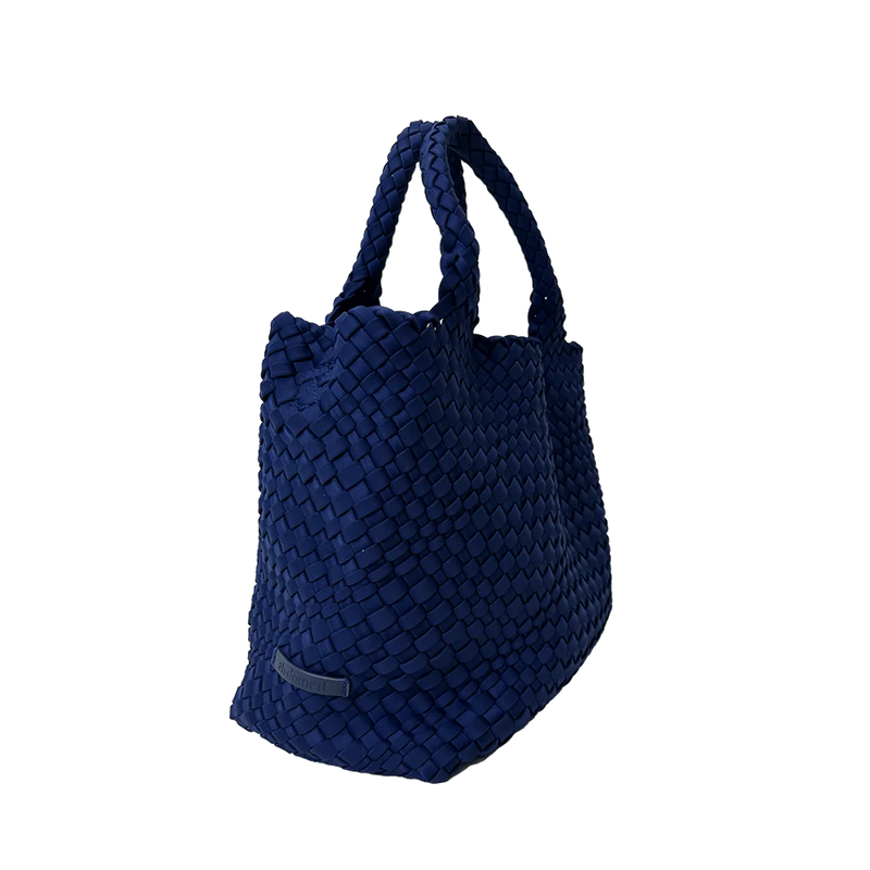 Ahdorned Lily Woven Neoprene Tote with Pouch