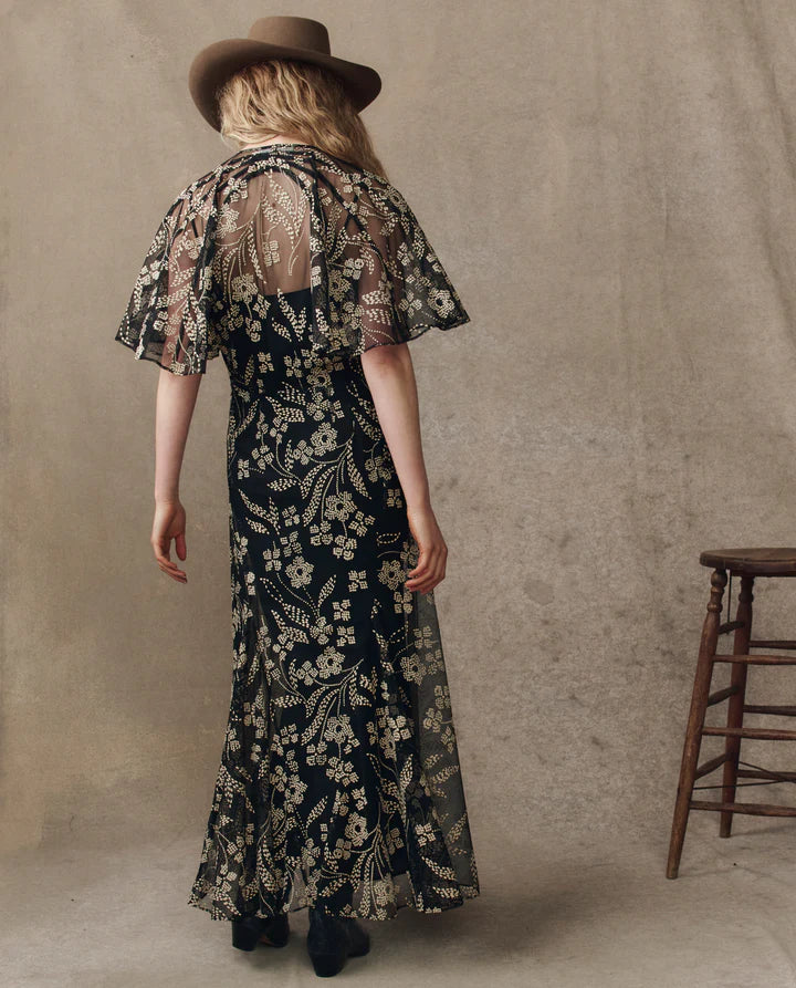 The Great Festal Brocade Floral Dress