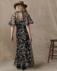 The Great Festal Brocade Floral Dress