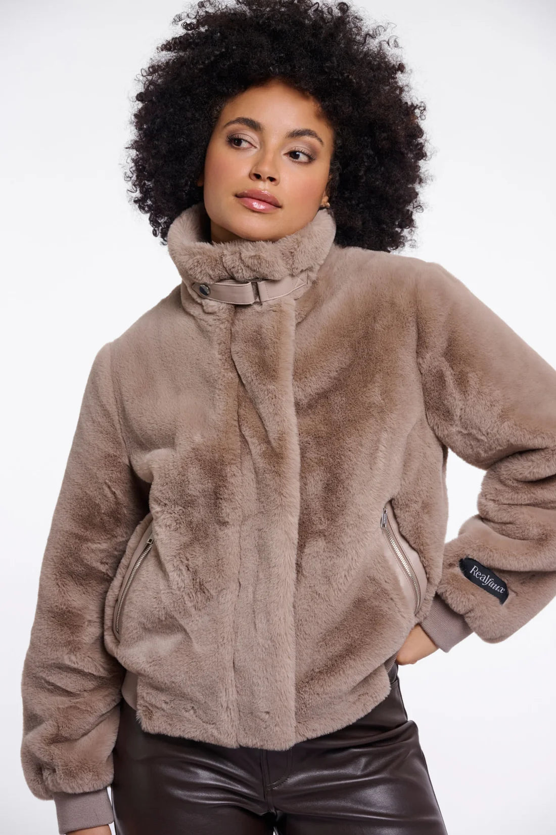 Rino & Pelle Ambra Faux Fur Jacket