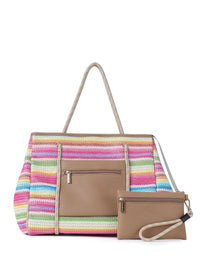 Haute Shore Greyson Paradise Raffia Tote