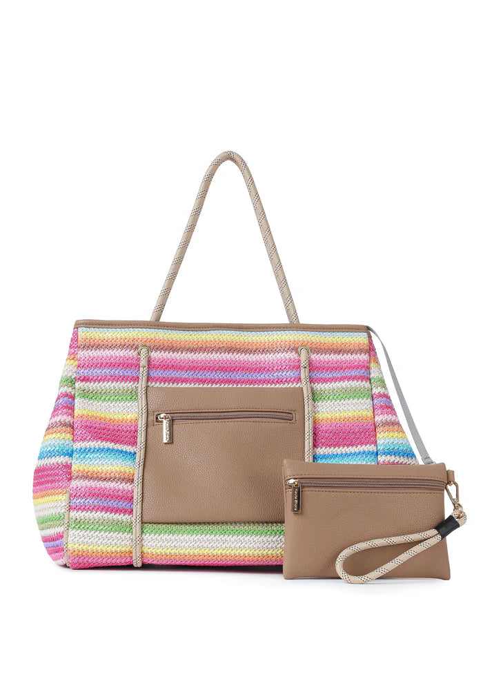 Haute Shore Greyson Paradise Raffia Tote