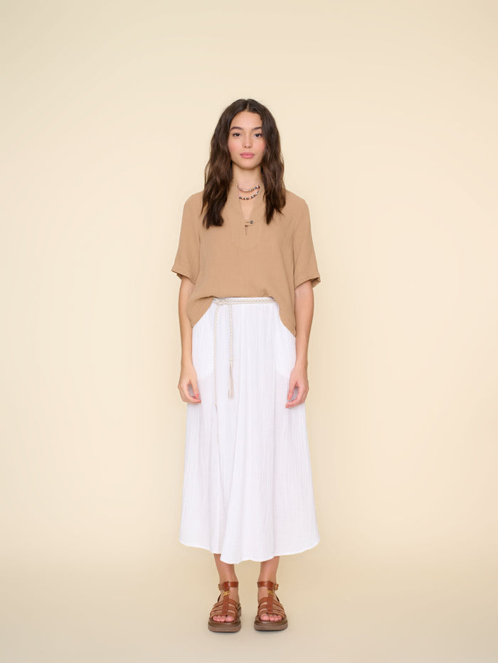 Xirena Deon Cotton Gauze Skirt Final Clearance