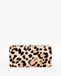 Clare V Le Tabac Snow Leopard Clutch
