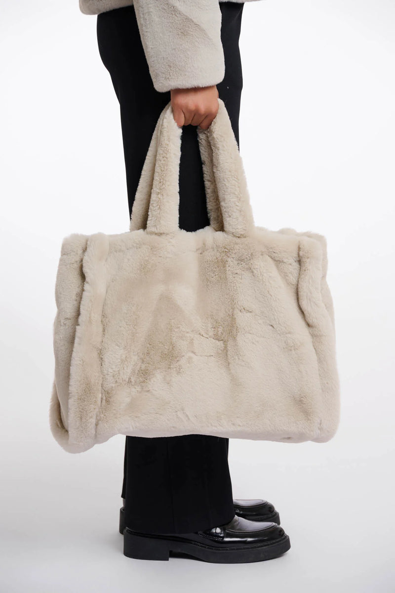 Rino & Pelle Daan Faux Fur Shopper