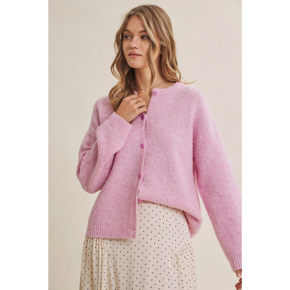 In February Cotton Candy Cardigan