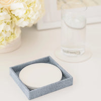 Sugar Paper Chambray Coaster Set