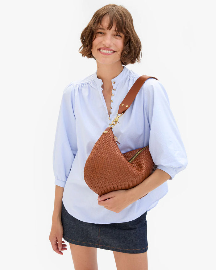 Clare V Moyen Messenger Hazelnut