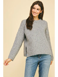 Pinch Soft Yarn Crew Sweater