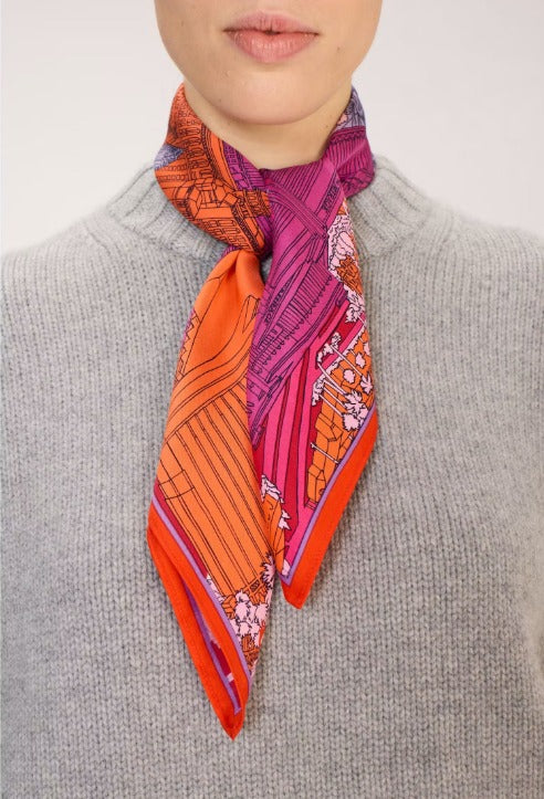 Inoui Editions Caree Vegas Red Scarf