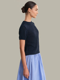 525 America Terri Rolled Edge Sweater