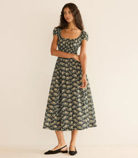 DOEN Quinley Noir Rosier Floral Dress