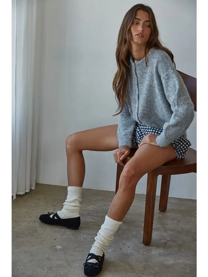 By Together Round Neck Cardigan