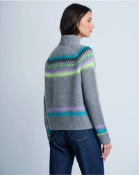 Lisa Todd Fireside Fairisle Funnel Neck Sweater