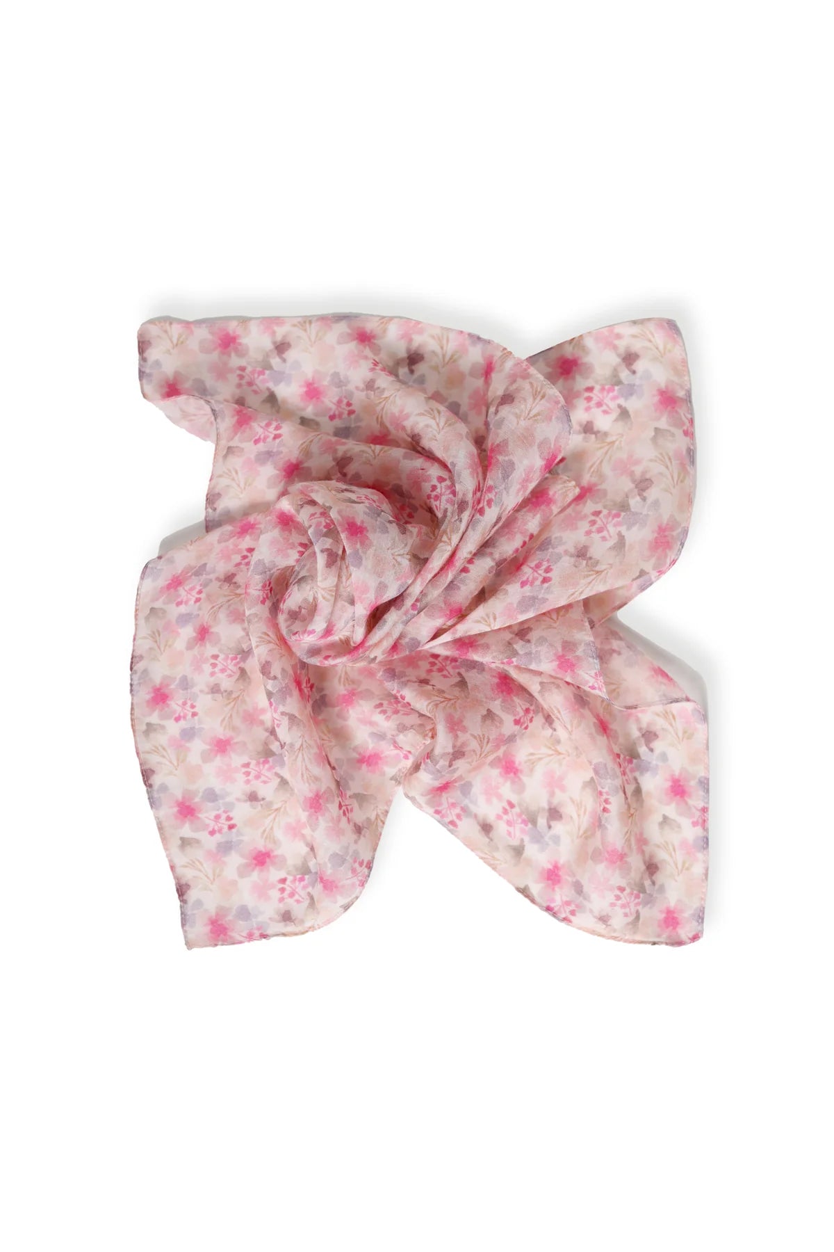 Look by M Watercolor Floral Print Bandana