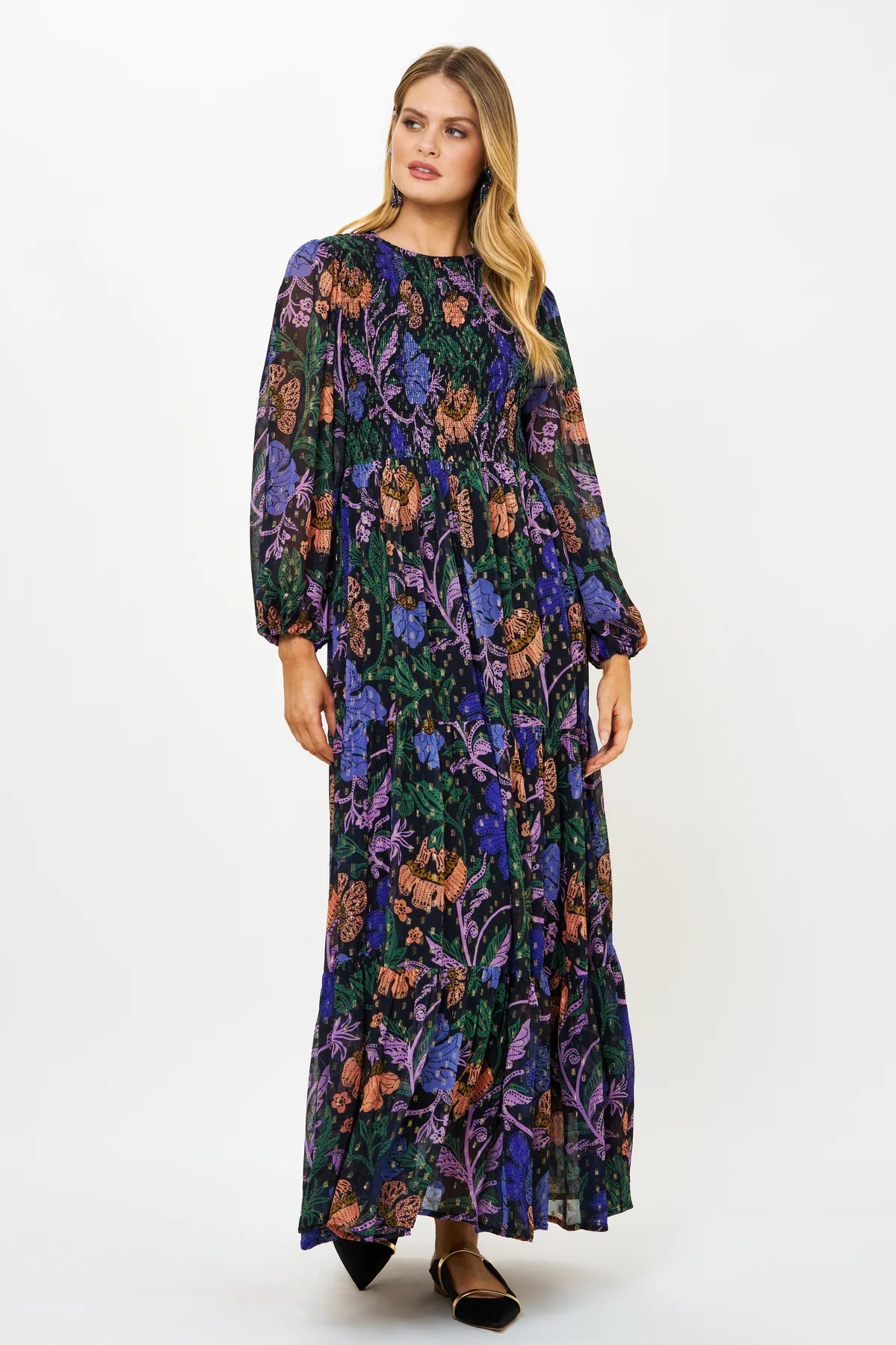 Oliphant Smocked Top Maxi Dress