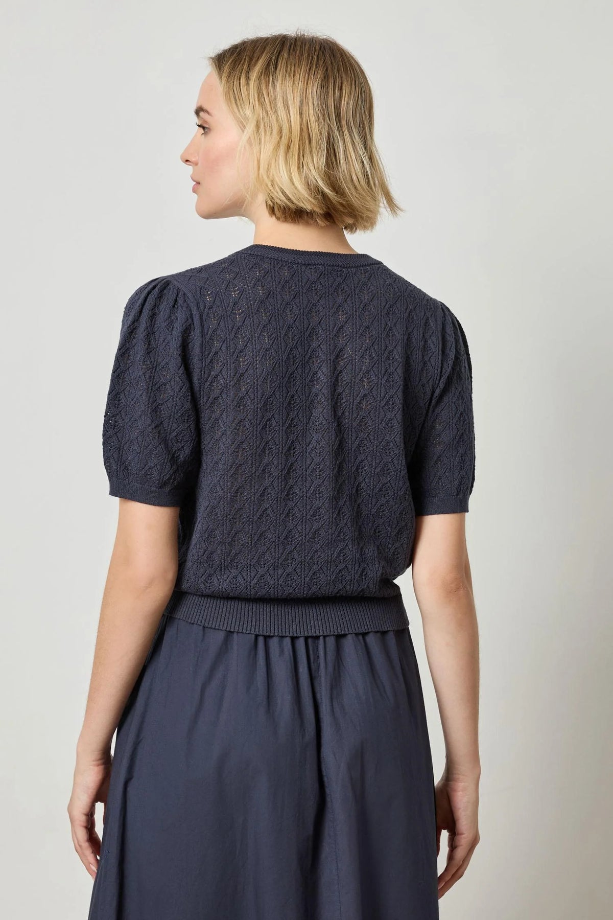 Lilla P Pointelle Stitch Cardigan