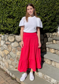 Felicite Smocked Waist Maxi Skirt