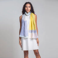 Sadhu Collective Sunlit Calm Handwoven Linen Scarf