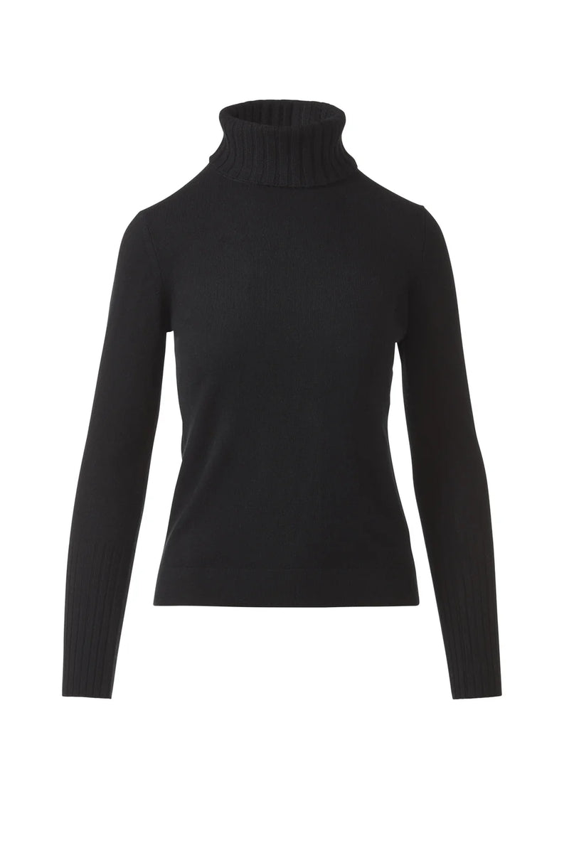 Kinross Cashmere Chunky Trim Turtleneck