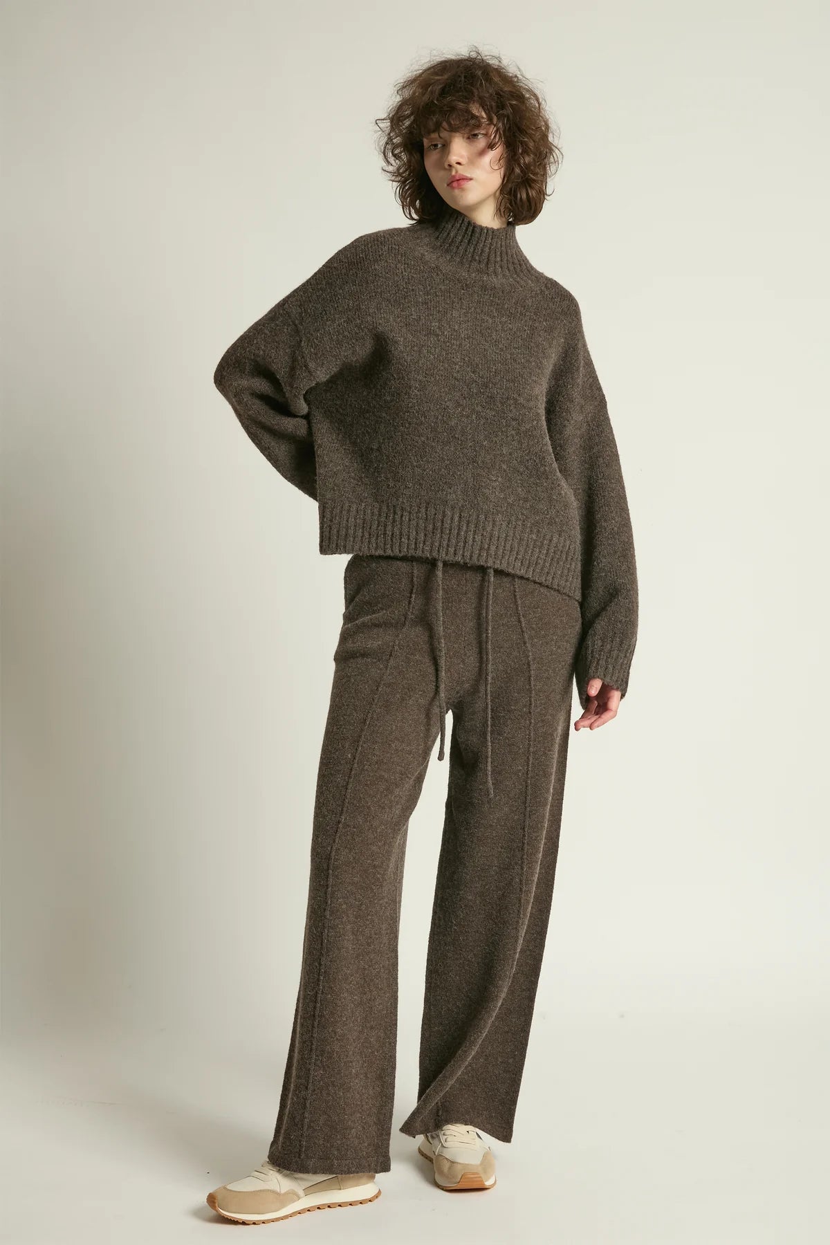 Look by M Chunky Mock Neck Sweater