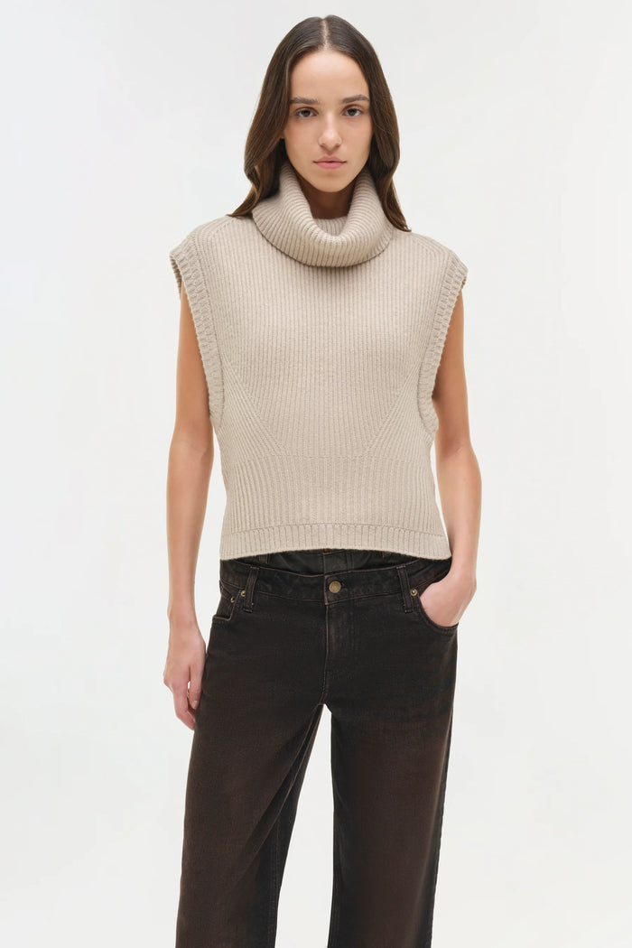 Simkhai Wool Cashmere Maple Top