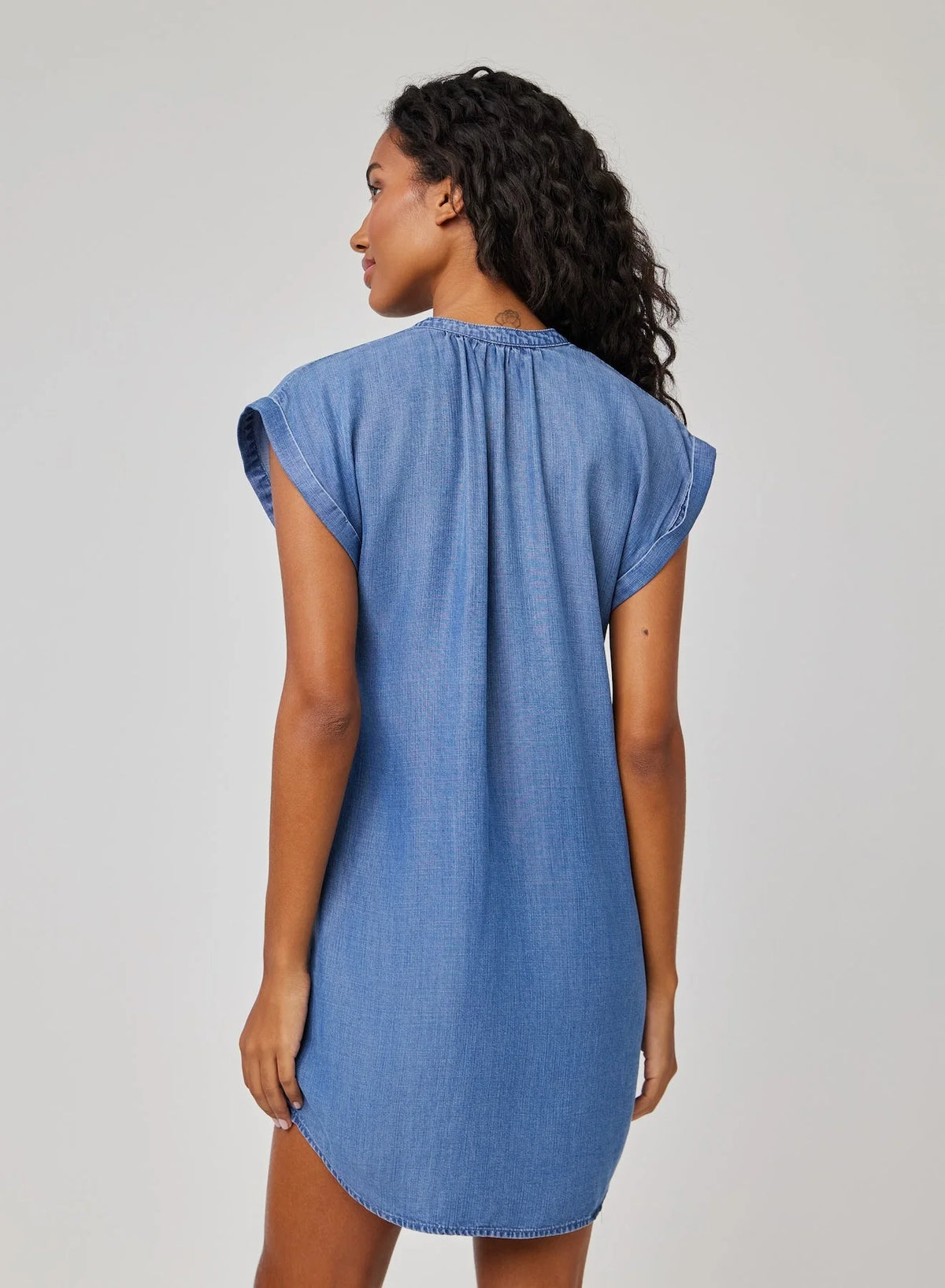 Bella Dahl Cap Sleeve Henley Dress