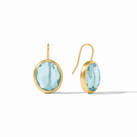 Julie Vos Laguna Stone Earring Aquamarine Blue