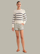 Chalk Dark Blue Stripe