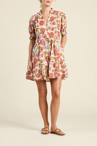Trovata Birds of Paradis Phoebe Poppy Costa Dress