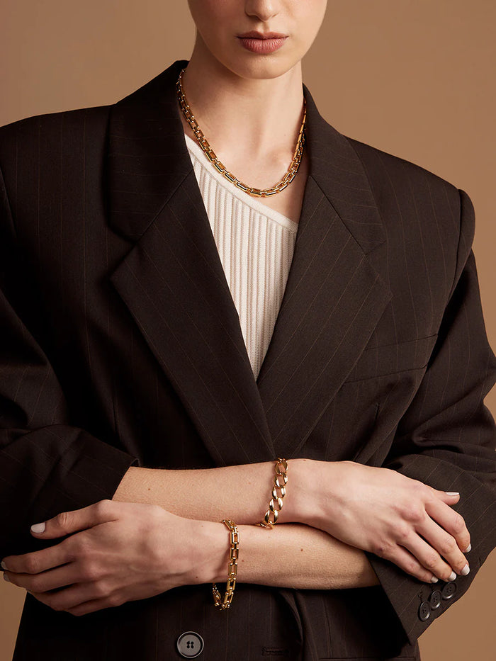 RHO Jewelry Time Link Magnet Bracelet