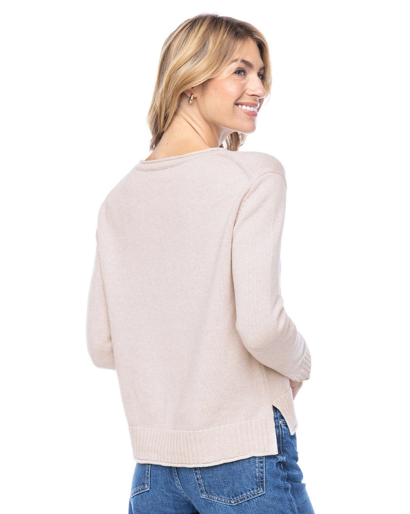 Pura Cashmere Everyday Cotton Crew